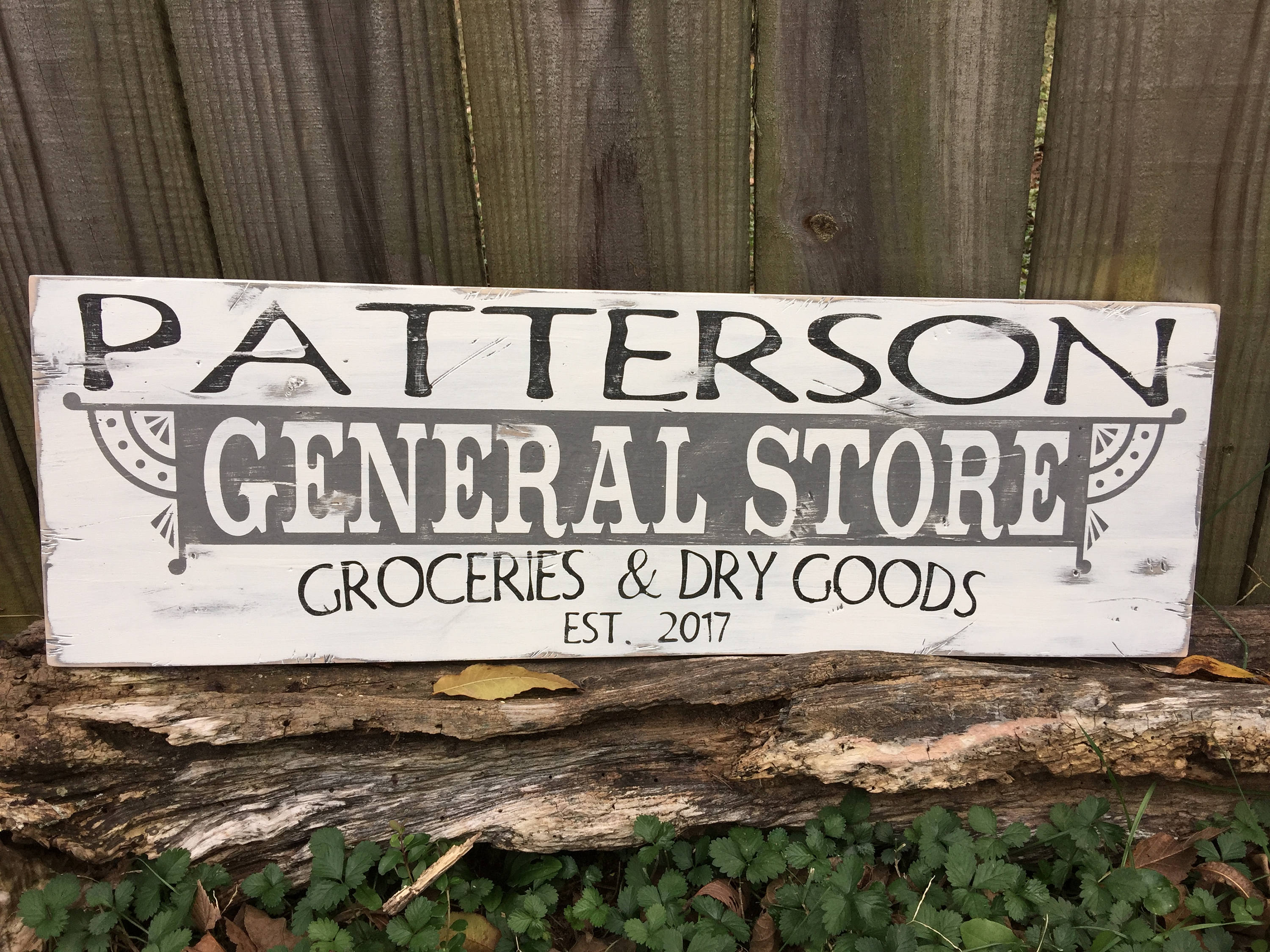 General Store Wood Sign/custom Store Sign/family Name General Etsy