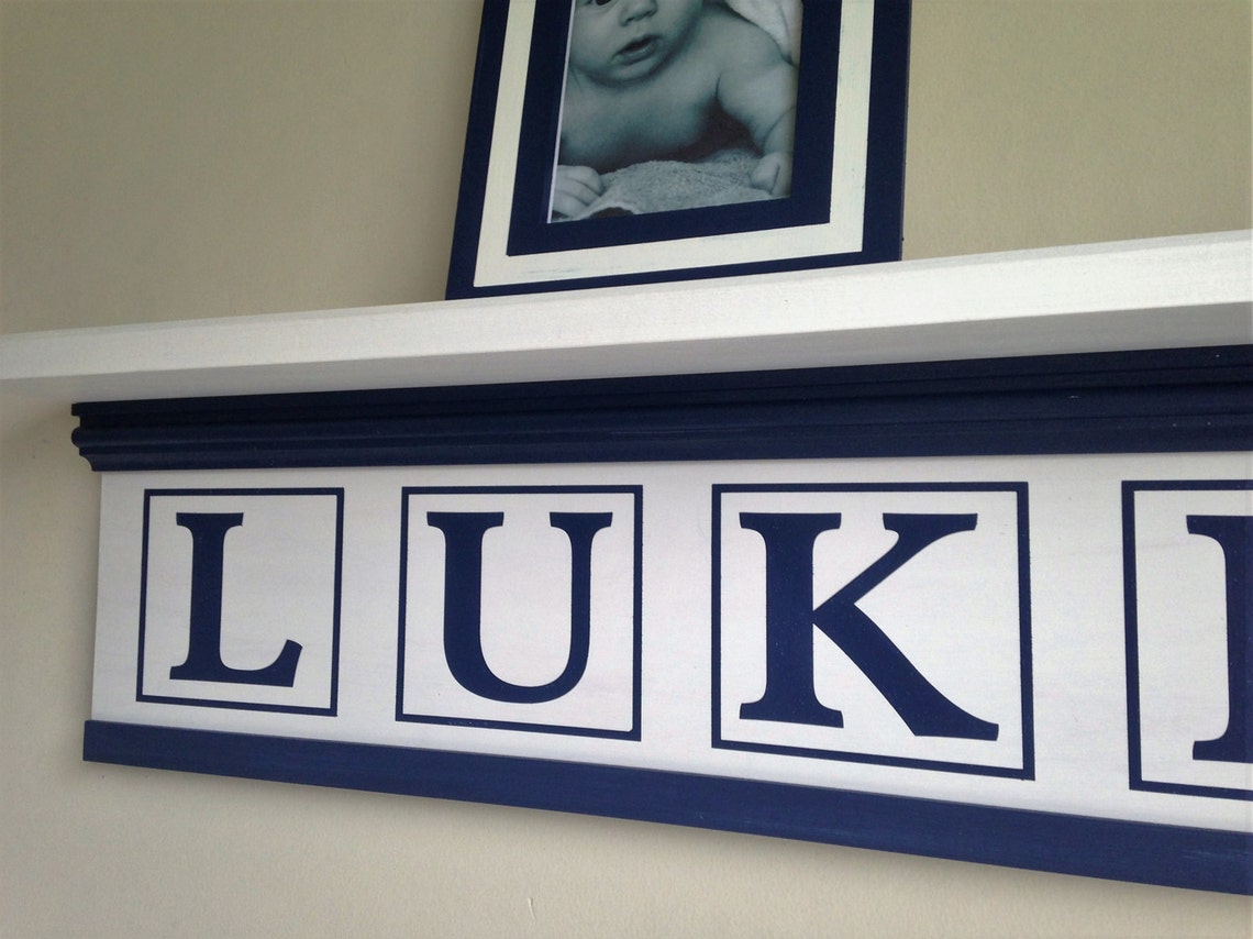 Personalized Nursery Name Shelf /Child Name Shelf/ Nursery Etsy