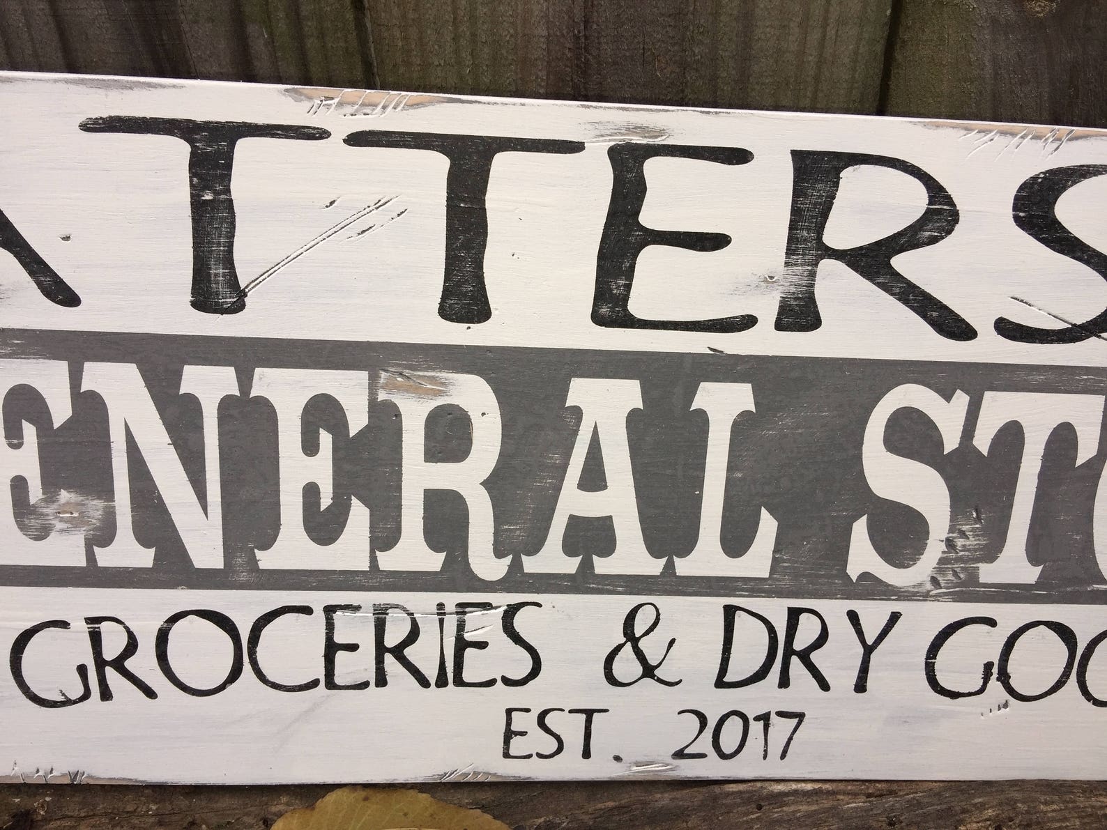 General Store Wood Sign/custom Store Sign/family Name General Etsy