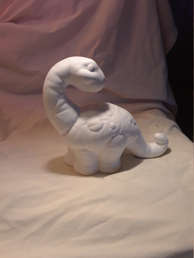 Dinosaur Bank 8 X 9 Ready to Paint Ceramic Bisque Etsy