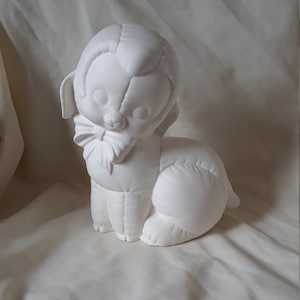 9&quot; tall Lamb Can be made into a bank or light Ready To  Paint Ceramic Bisque