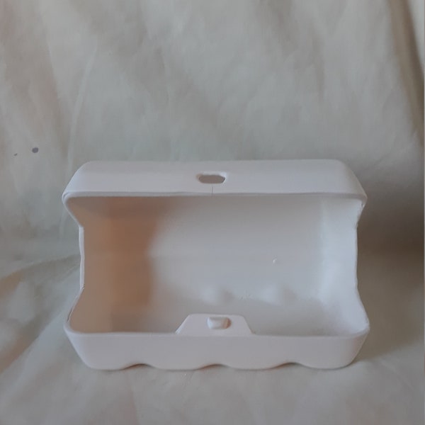 Egg Carton 8" long 6" tall 3" wide  Ready to Paint Ceramic Bisque