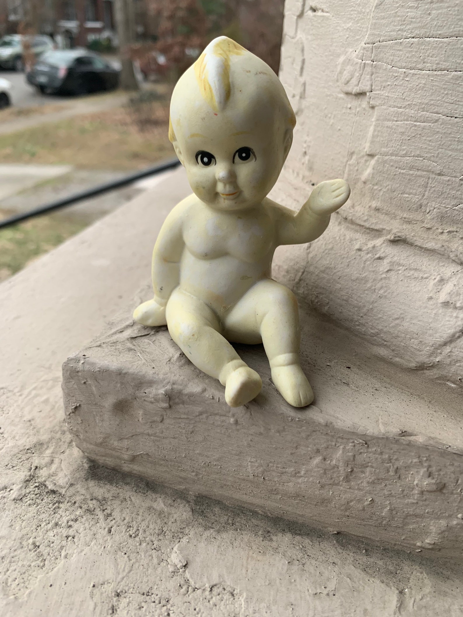 Porcelain bisque baby kewpie figurine Etsy