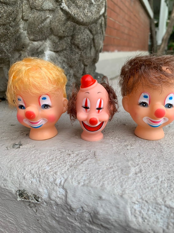 clown doll heads