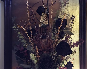 Taxidermy Gothic Dried Floral Arrangements Made to Order (Please Read Description)