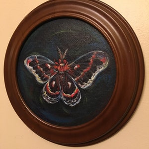 Dark Moth Original Painting