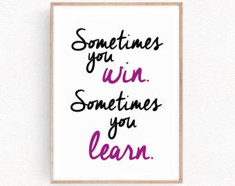 Plakat z cytatem motywacyjnym Inspirująca sztuka typograficzna Dekoracja ścienna Prezent Sztuka biurowa Wystrój domu Minimalistyczny prezent Dekoracja biura (053)