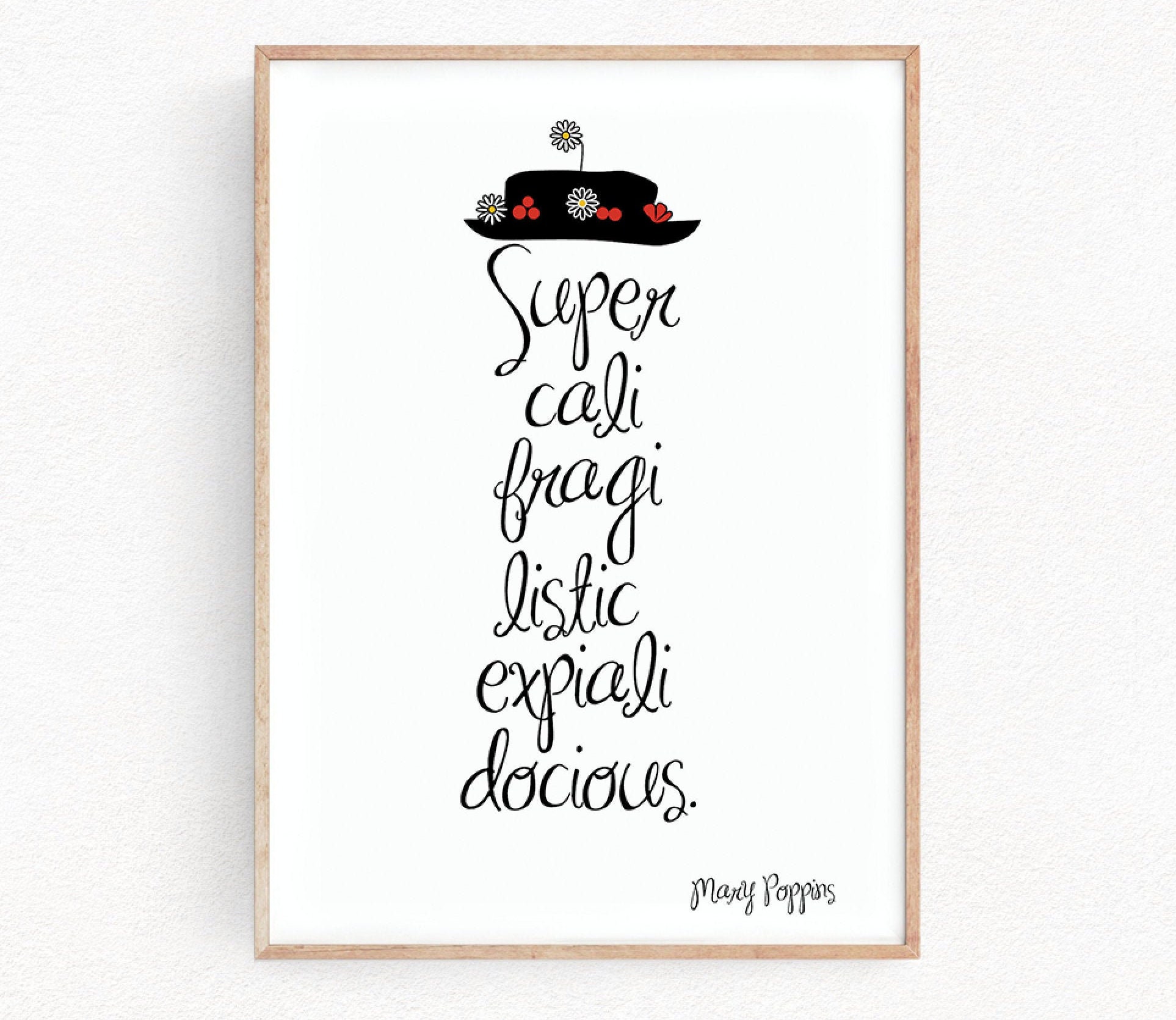 Miroir Avec Citation Mary Poppins « Practically Perfect » - Cadeau Fan, Acier Inoxydable, Diamètre 6.5 Cm