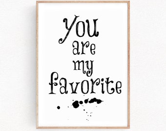 Love Quote Art Print: Minimalist Home Decor Gift