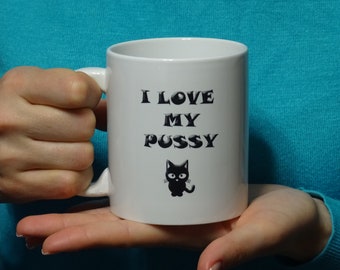 i love my Mug, Coffee Cup Funny Mug tea Birthday Gift for Her Unique