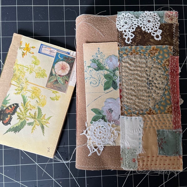 Fern Fabric (Faux Leather) Cover Botanical Journal