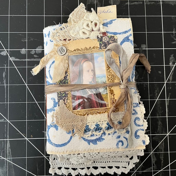 Ophelia Fabric Cover Renaissance Style Journal