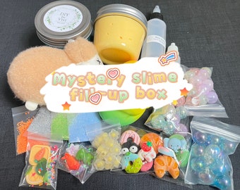 Mystery slime fill-up box, slime sales, cheap slime, slime combo! gift for Kids