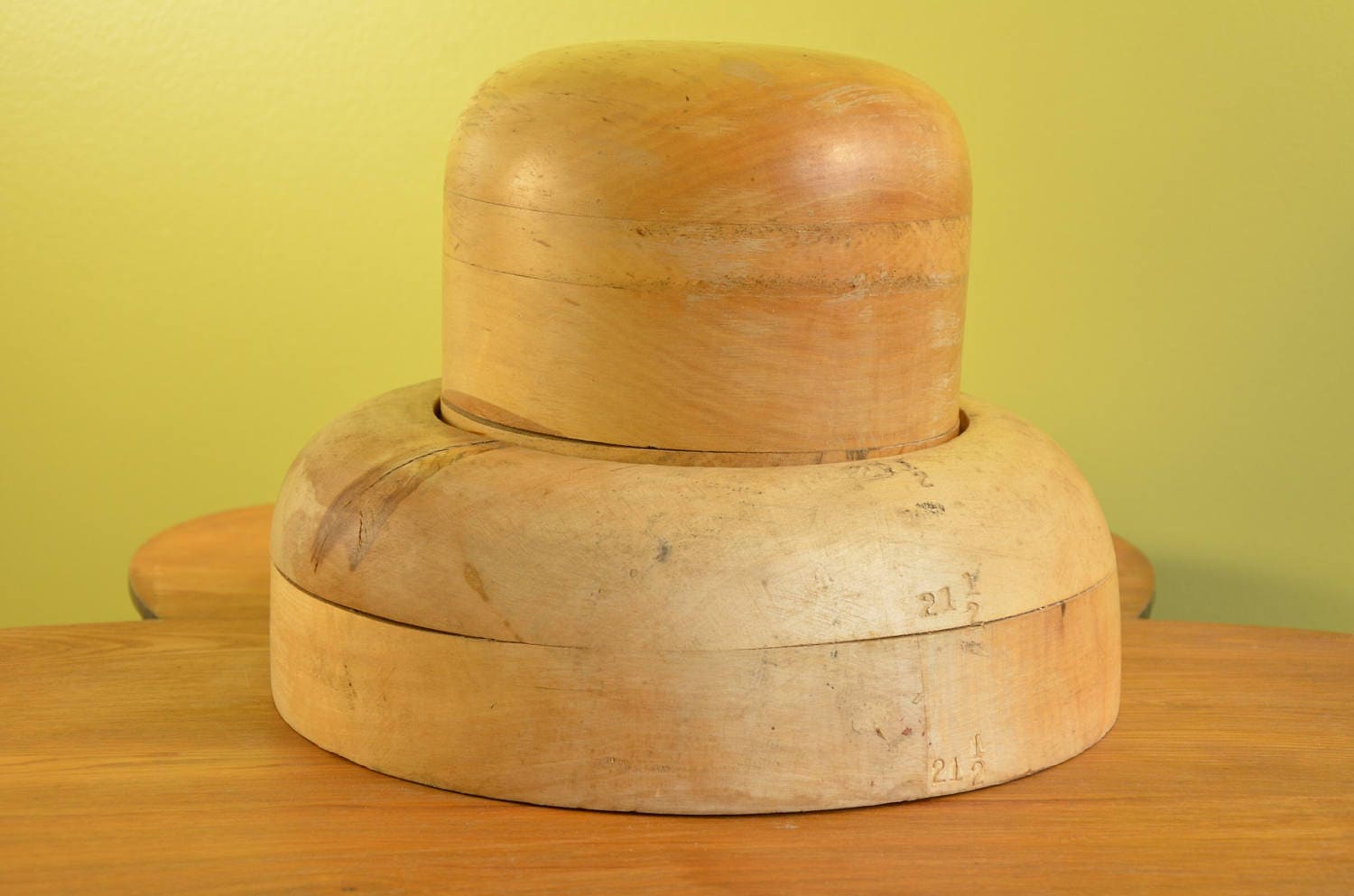 wooden hat mold puzzle hat block millinery wooden hat form