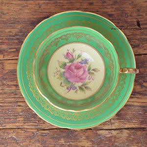 Aynsley Rose cup and saucer