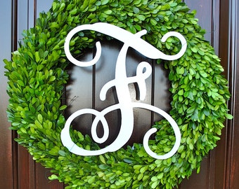 Boxwood Wreath~ALL SIZES~Preserved Boxwood Wreath~Spring Wreath~Farmhouse Wreath~Wedding Wreath~Natural Boxwood~Home Decor~Wedding Decor