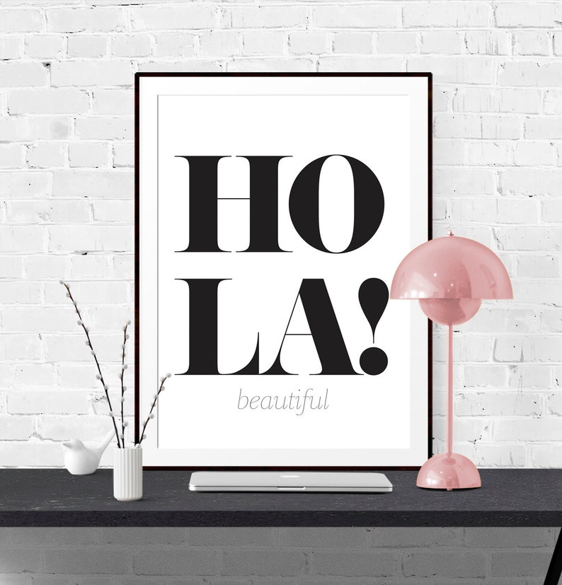 How to write hello beautiful in spanish