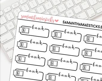 Bank Functional Sheet Icon Erin Condren Lifeplanner™ Stickers