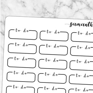 To Do Functional Sheet Icon Erin Condren Lifeplanner™ Stickers