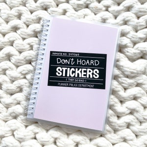 Don't Hoard Stickers Reusable Sticker Book 50 Pages Storage System Samantha Mae Sticks