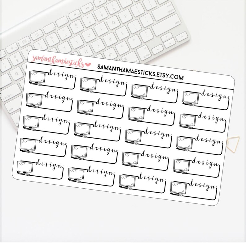 Design Functional Sheet Icon Erin Condren Lifeplanner™ Stickers image 1