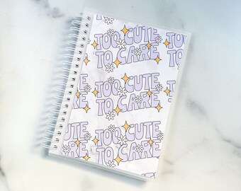 Too Cute To Care Marble Reusable Sticker Book 50 Pages Storage System Samantha Mae Sticks