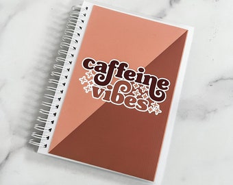 Caffeine Vibes Sticker Book 50 Pages Storage System Samantha Mae Sticks