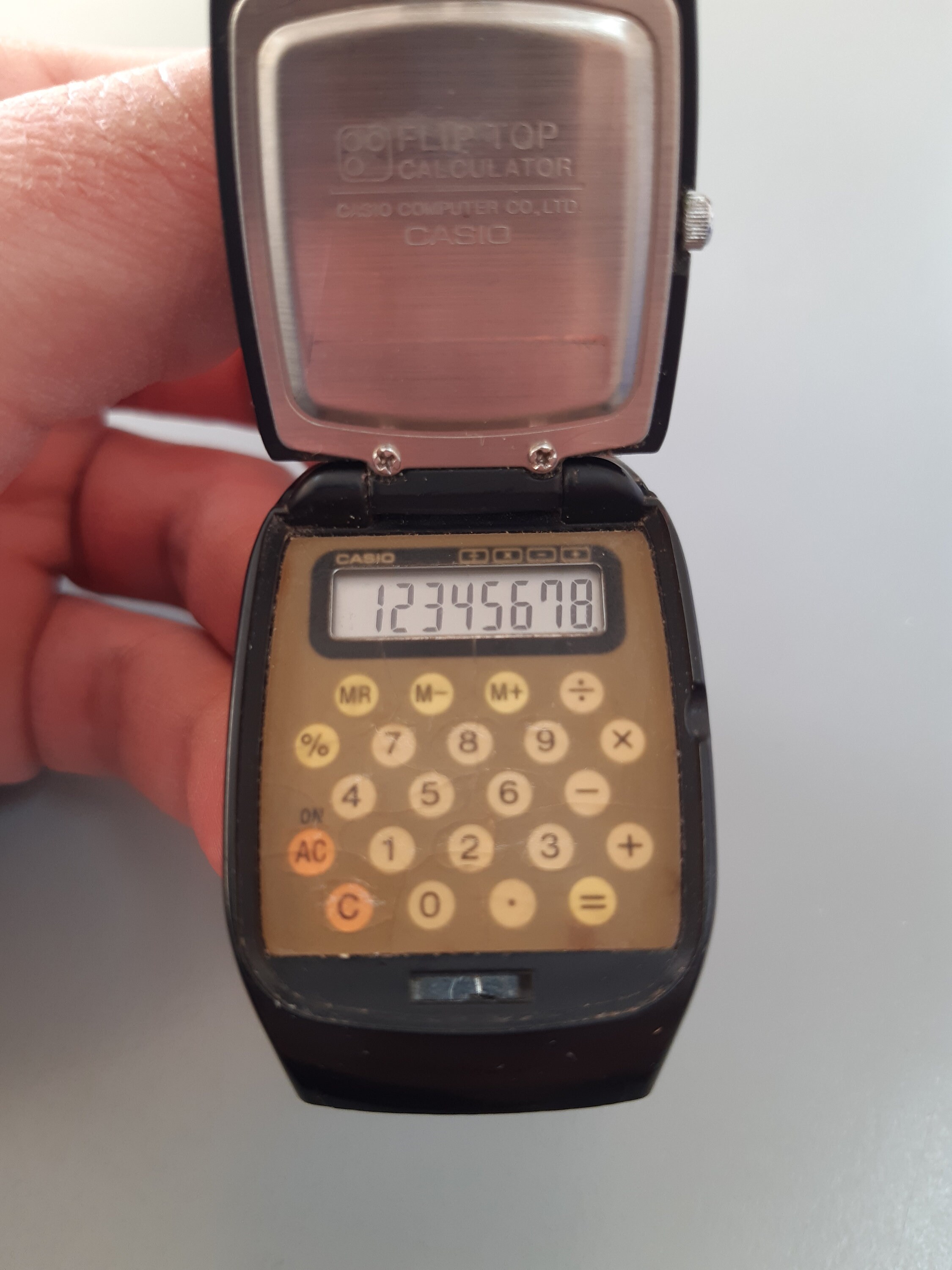 retro casio calculator
