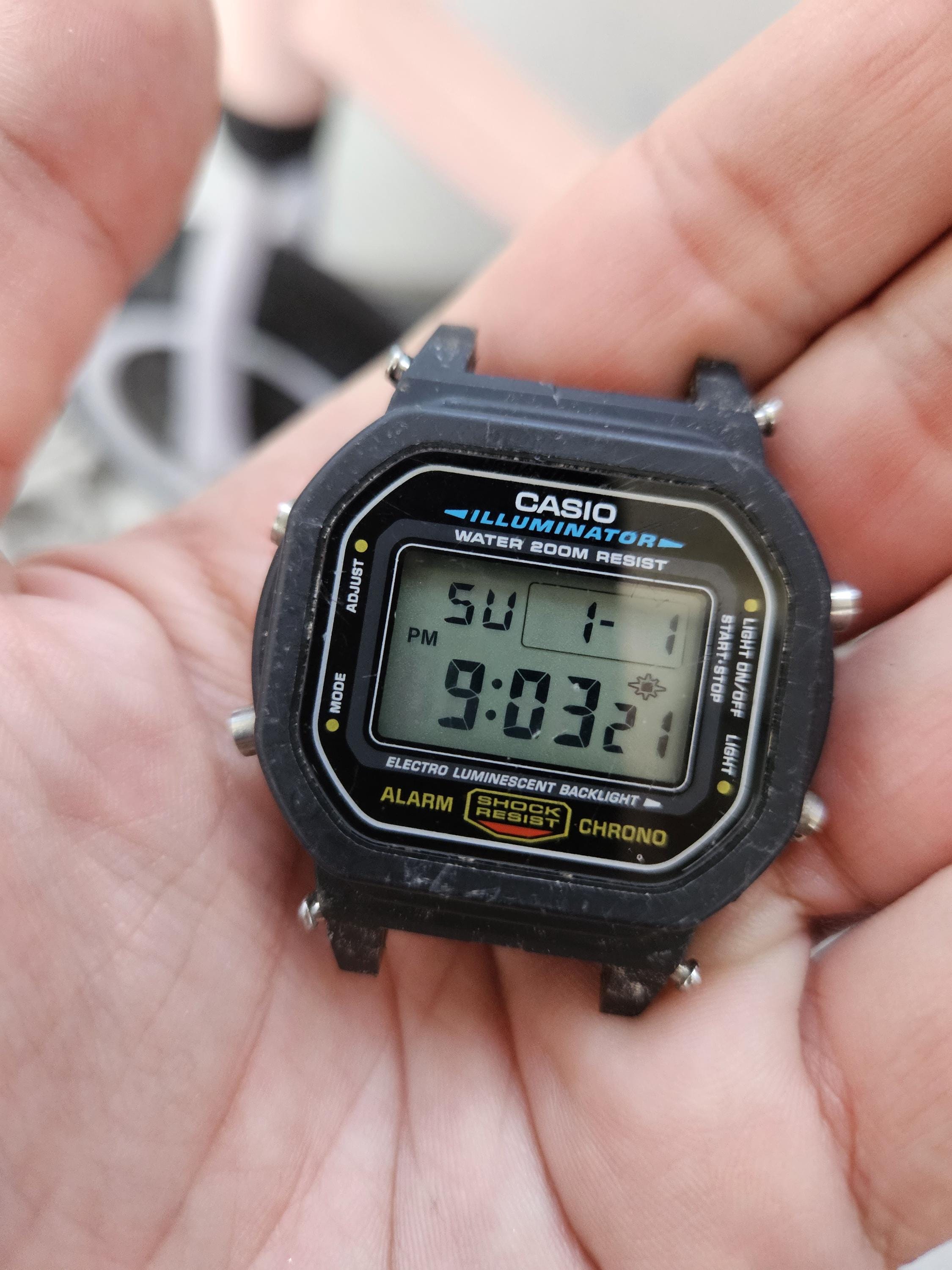 超希少CASIO DW-1000 Marlin デジタル　アラームクロノ　防水 CASIO DW-1000 vintage 200m diver snorkeler marlin lcd digital