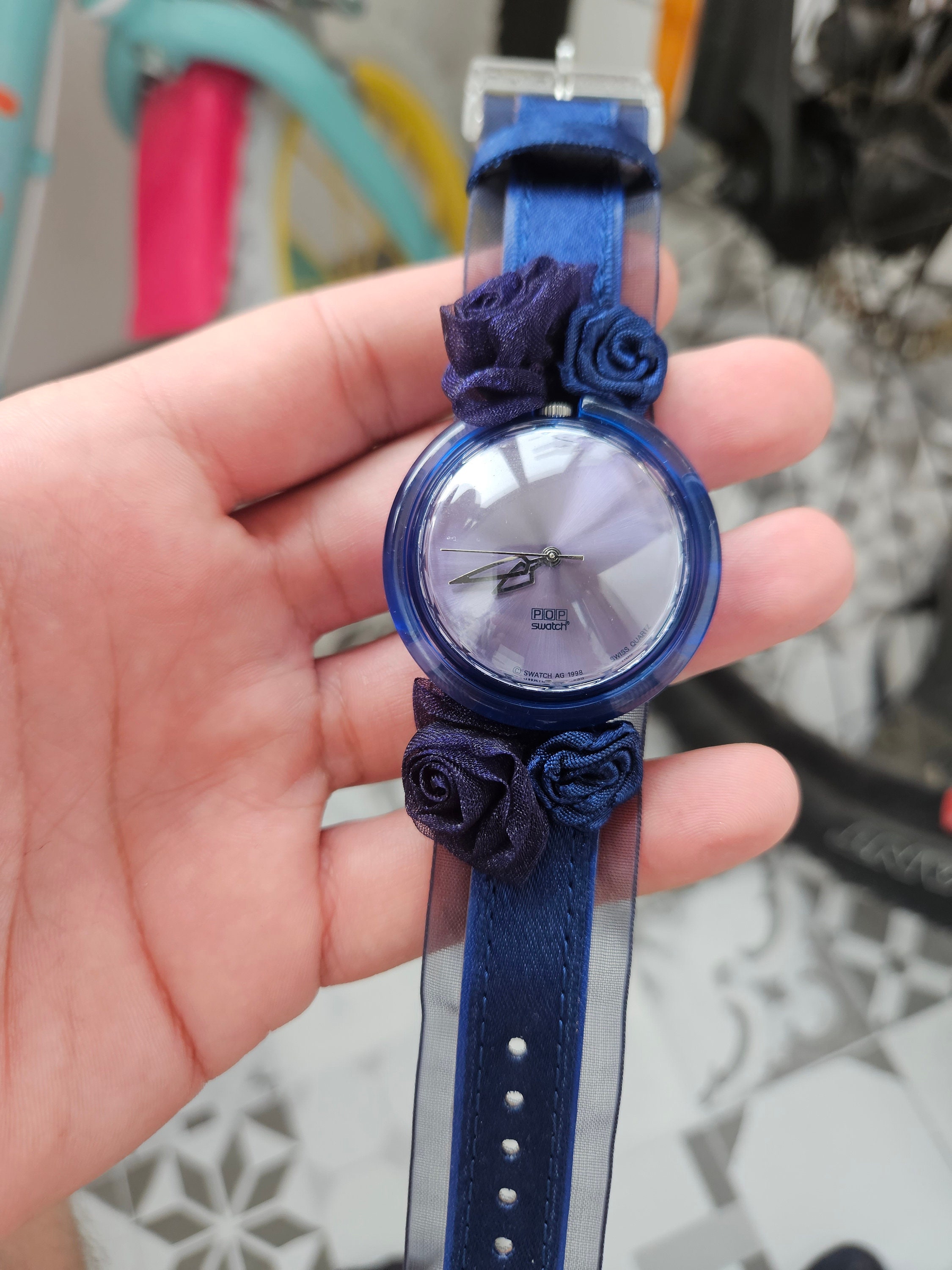 パ*チ様 Swatch  Pop アナログ時計 Swatch POP Watch - Etsy