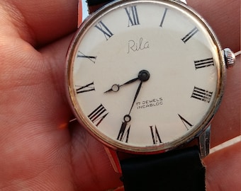 Vintage Rila Horloge Peseux 7050 Kaliber