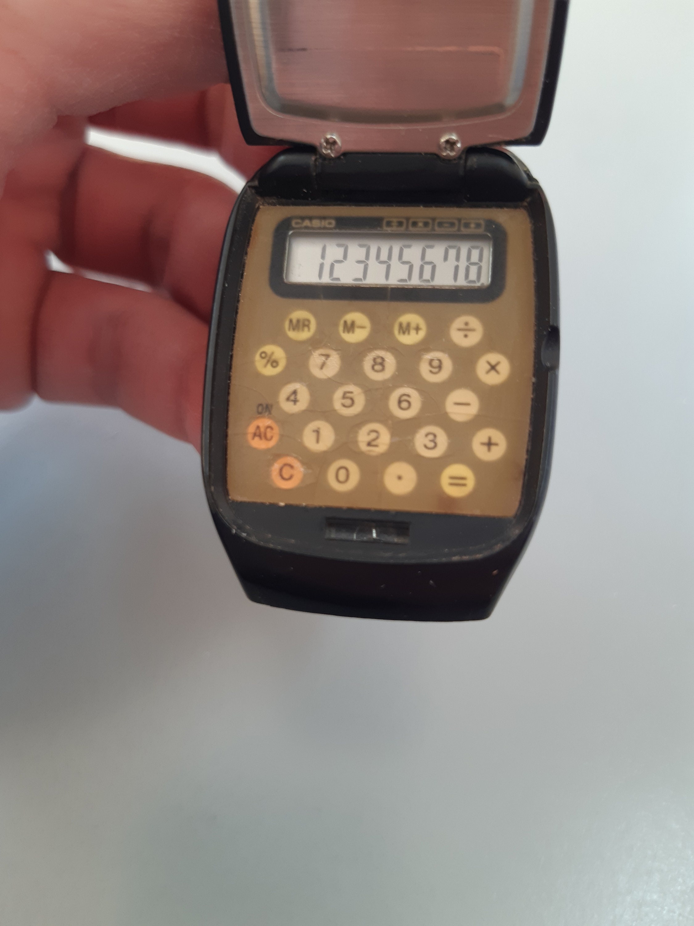 Vintage Casio Flip Top Calculator | Etsy