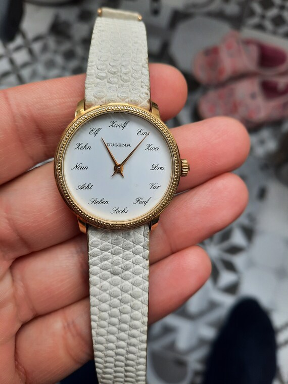Dugena ladies gold watch cheap