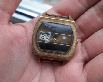 Digital Jump Hour Watch