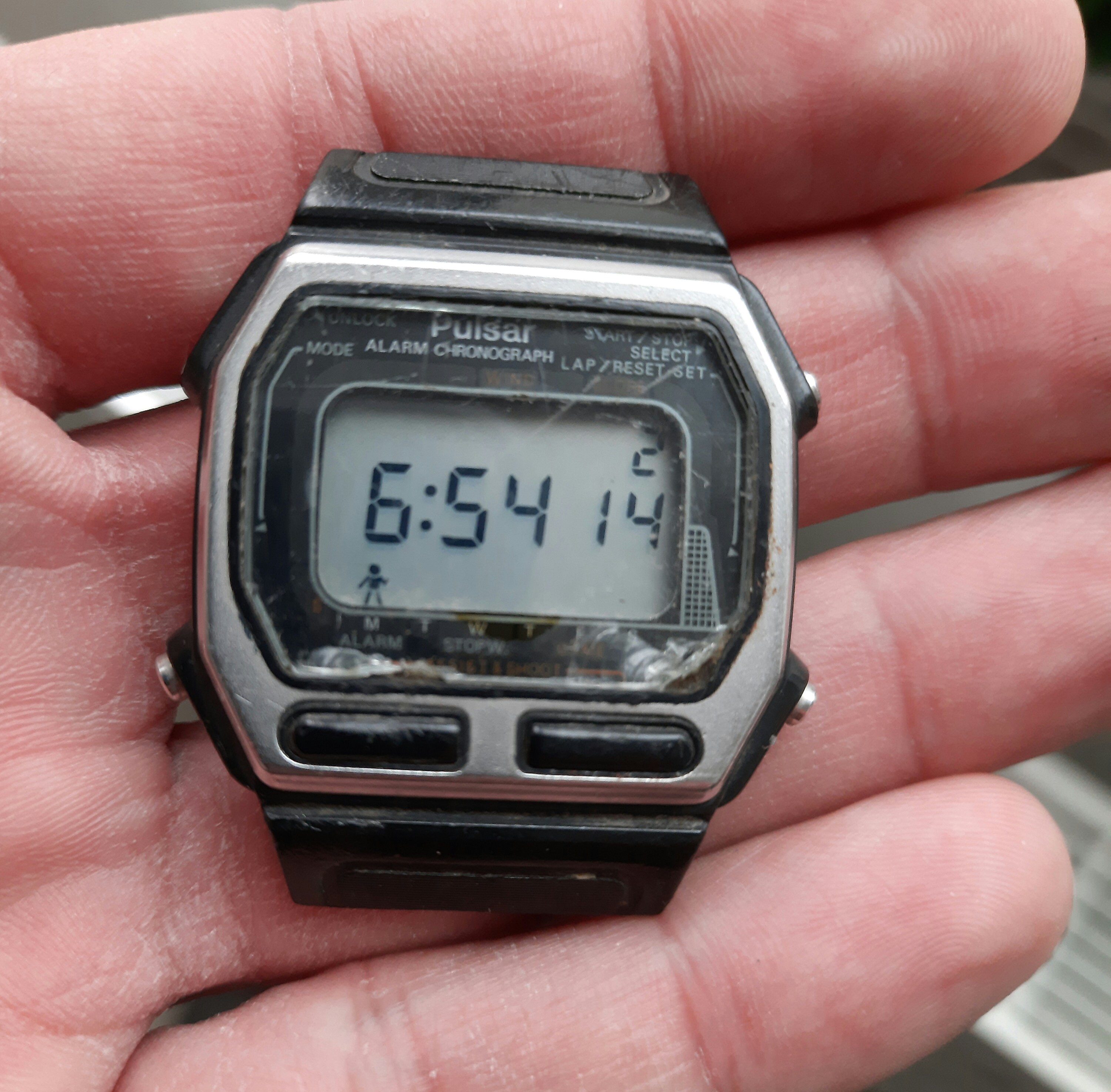 Zeldzame Pulsar Y666 digitaal horloge Etsy Nederland
