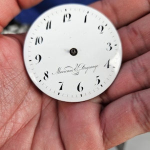 Very Rare Moricano & Degrange Pocket Watch Movement