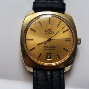 Beautiful Doxa by Synchron Conquistador Automatic Watch Etsy