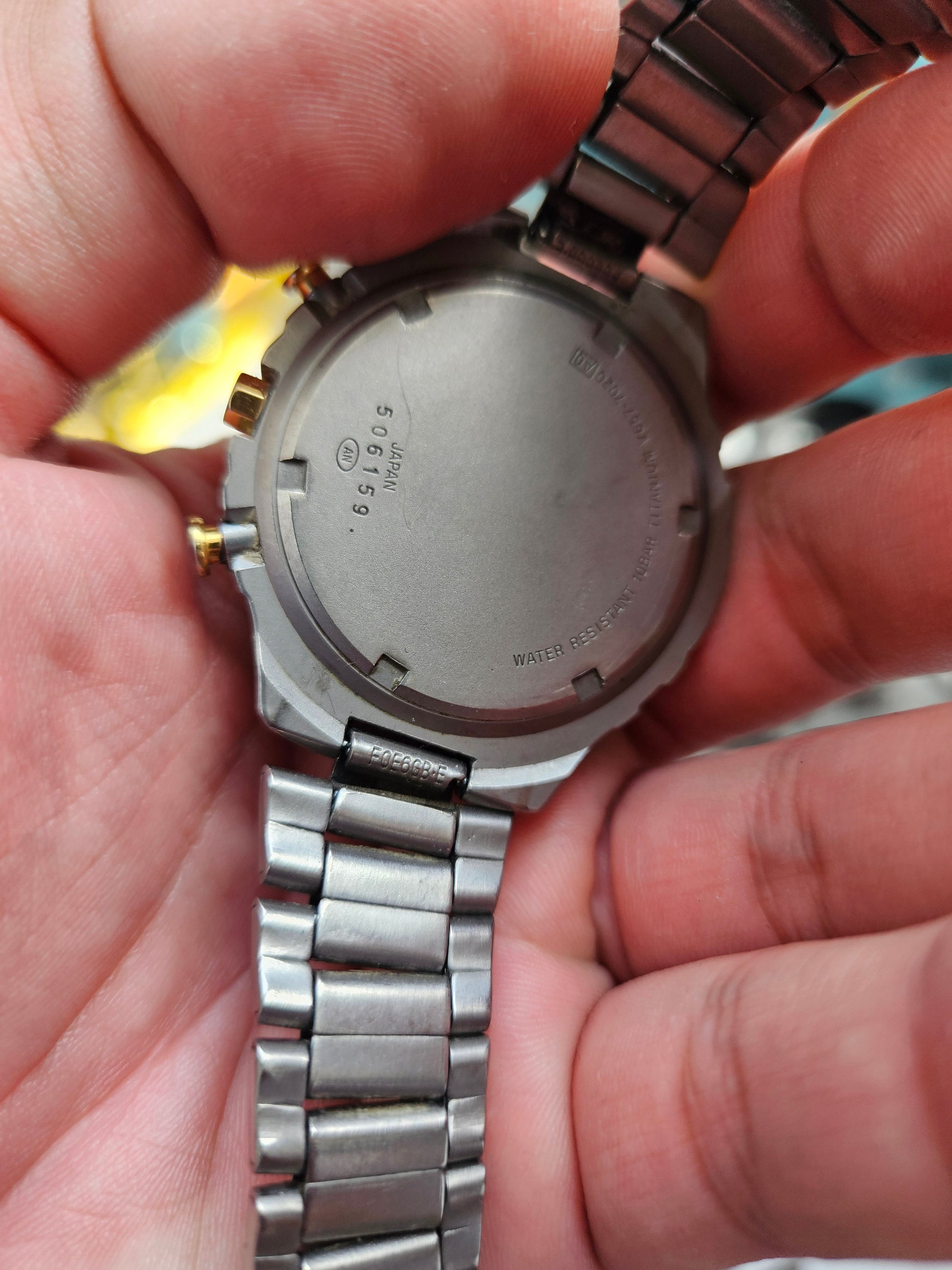 Rare Epsilon Alba Seiko Titanium Chronograph Watch - Etsy