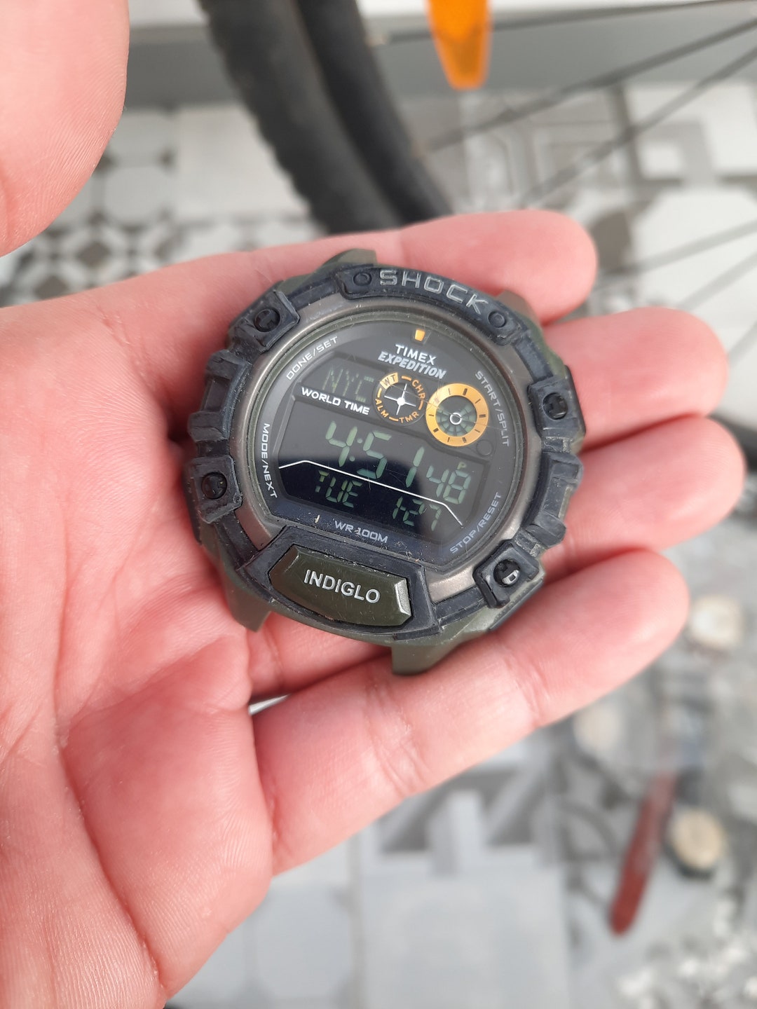 Shock indiglo best sale watch