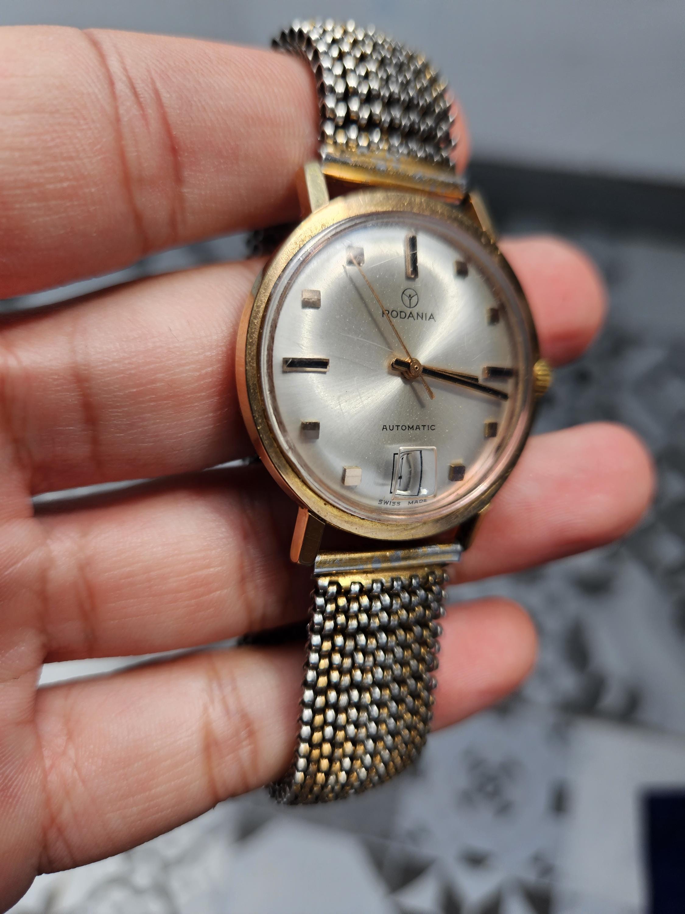 非常に希少なロダニア自動巻き時計 - Etsy 日本