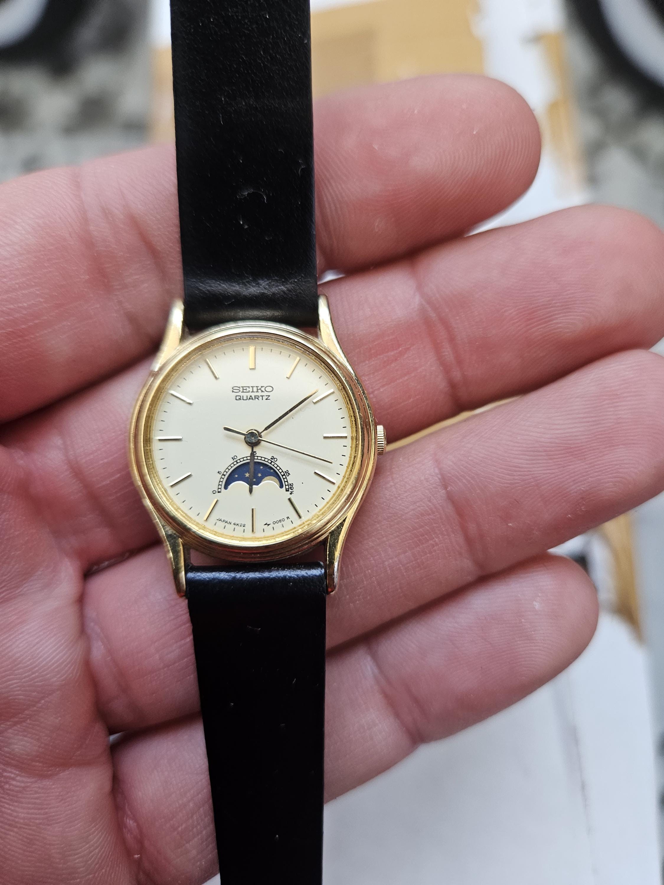 Moon phase watch seiko - Etsy 日本