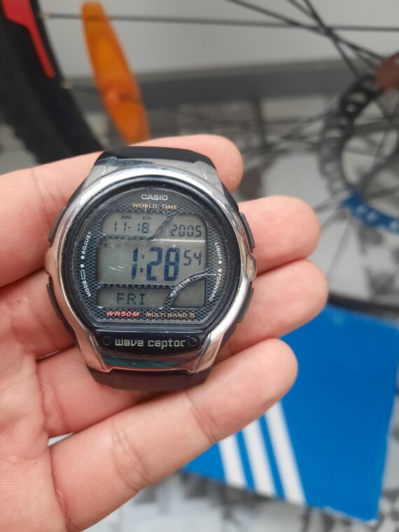 Casio world time wave ceptor sales