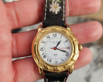 Michel Jordi Geneve 1994 Swiss Date Indicator Ladies Watch Michel Jordi Geneve 1994 Swiss Date Indicator Ladies Watch