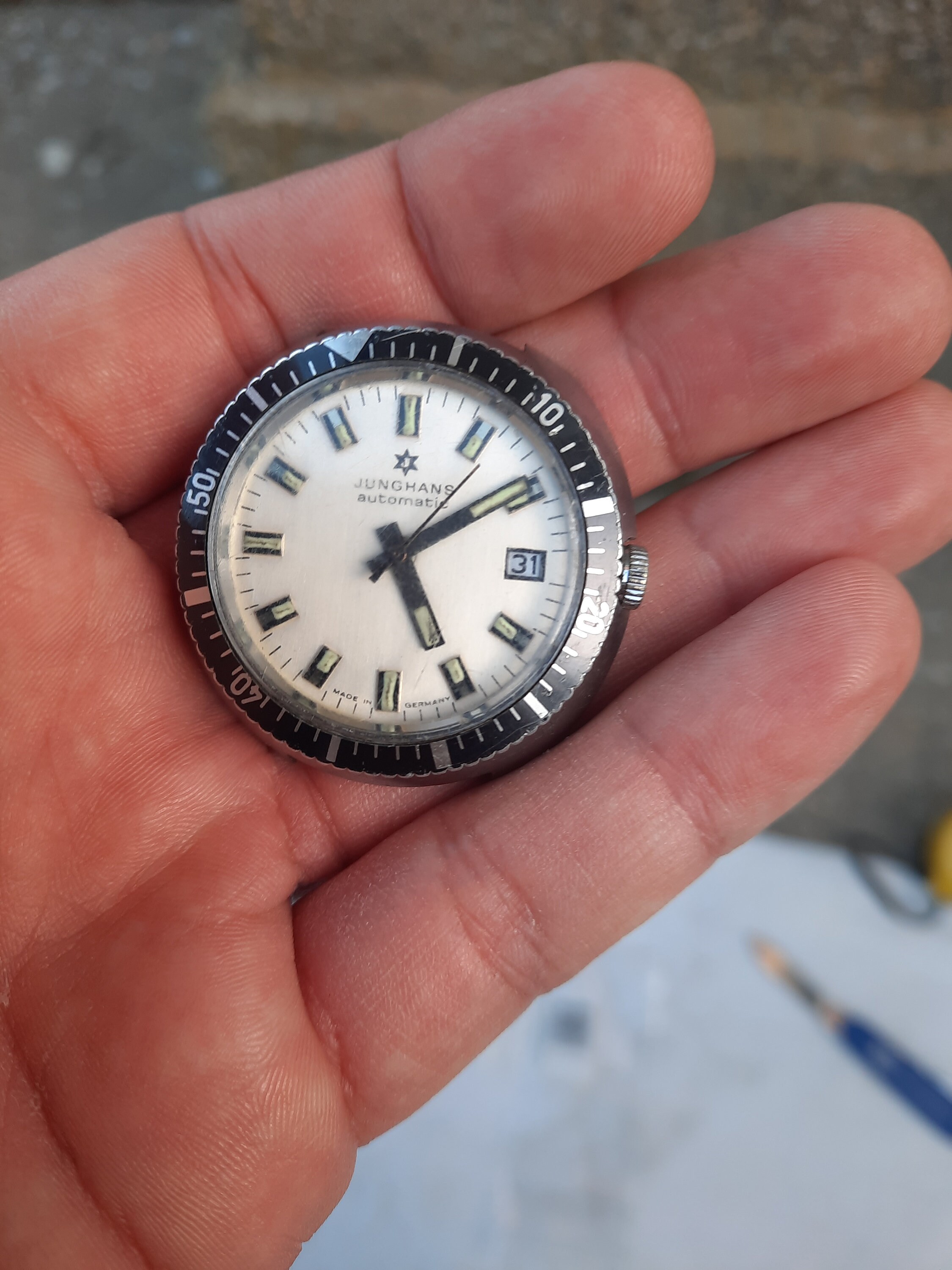 Junghans Automatic Watch Diver Type Etsy UK