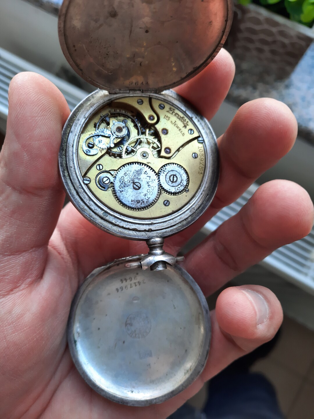Zenith Pocket Watch Movement Etsy