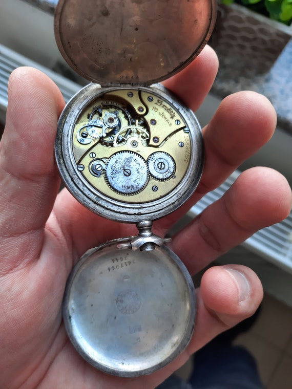 Zenith pocket top watch movement