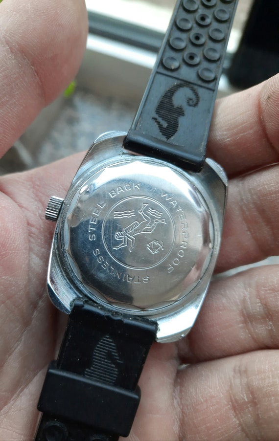 Montre Reglex Skin Diver GMT Vintage - Mécanique Manuelle Avec Date - Occasion Fonctionne