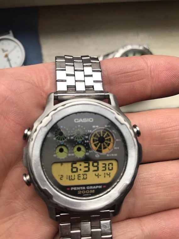 Casio DW 7200 Pentagraph Watch | Etsy Hong Kong