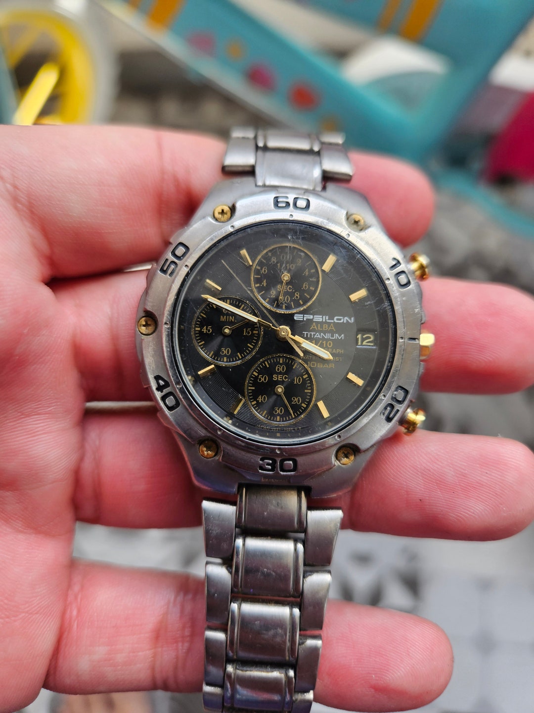 Alba epsilon titanium watch best sale
