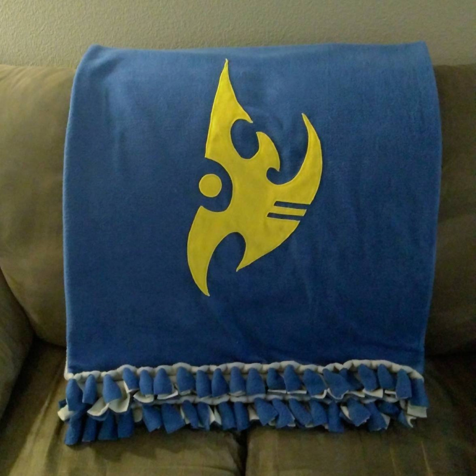 Starcraft Video Game Fleece Blanket terran, Protoss, Zerg Etsy